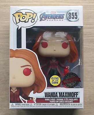 Buy Funko Pop Marvel Avengers Endgame Wanda Maximoff GITD + Free Protector • 21.99£