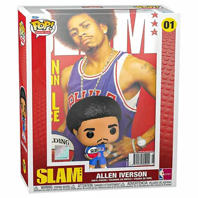 Buy POP NBA Cover 01: SLAM | Allen Iverson | Collectible Vinyl Figure Basketball • 23.99£