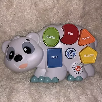 Buy Fisher-Price Linkimals Shapes Polar Bear Interactive Learning Toy Mattel 2021 • 14.95£
