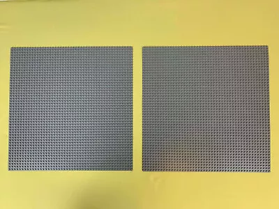 Buy 2x Lego Base Plate 48 X 48 Light Grey Excellent Condition • 34.19£
