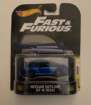 Buy Hot Wheels 1:64 Nissan Skyline GT-R R34 Fast & Furious. Rare. • 30£