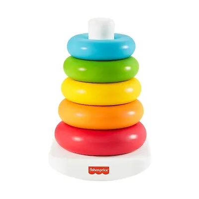 Buy Fisher-Price Rock-a-Stack Baby Toy Classic Roly-Poly Ring Stacking Toy Toddlers • 16.99£