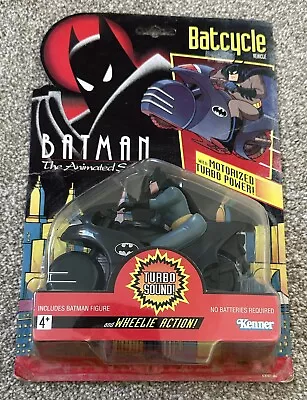 Buy Vintage 1992 DC Comics Kenner Batcycle Batman The Animated Series Toy Unopened • 18.16£
