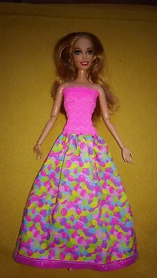 Buy Barbie Dress Dolls Clothes Princess Easter Eggs Glitter Ball Dress Easter K77 • 10.40£
