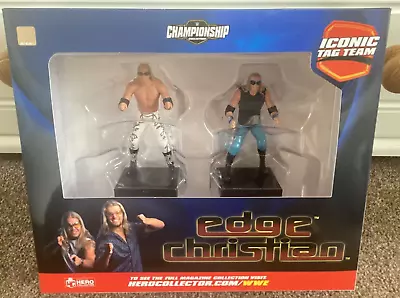 Buy Eaglemoss Hero Collector Edge And Christian WWE Championship Collection Figures • 17.99£