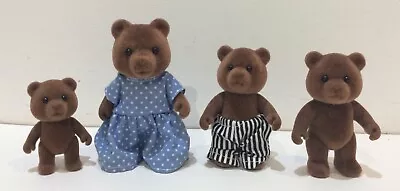 Buy Vintage 1985 Sylvanian Families Epoch 4 Brown Timbertop Bear Toy Figures Sticker • 22.50£