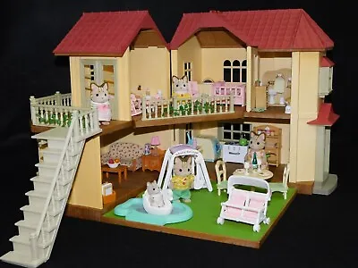 Buy Sylvanian Families House With Furniture & Figures, Accessories , Bundle • 79.99£