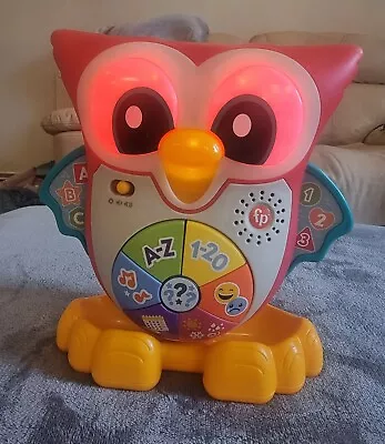 Buy Fisher Price Linkimals Light Up And Learn Red Owl Dancing Sings Music Baby Toy  • 5£
