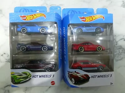 Buy Hot Wheels 3pack· X 2 (six Cars In Total ) • 9.99£