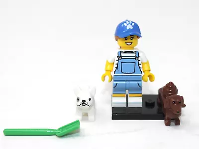 Buy Lego Col19-9 Dog Sitter, Series 19 - Complete Set With Stand And Acc. • 6.95£