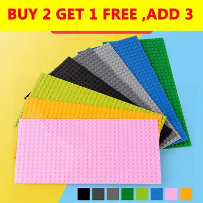 Buy Baseplate Base Plates Building Blocks 16 X 32 Dots Compatible For LEGO Boards • 4.99£