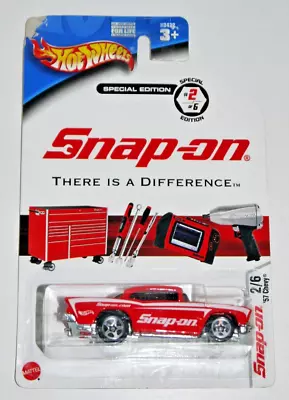 Buy Hot Wheels SNAP-ON TOOLS - `57 CHEVY - DAMAGED CARD • 14.99£