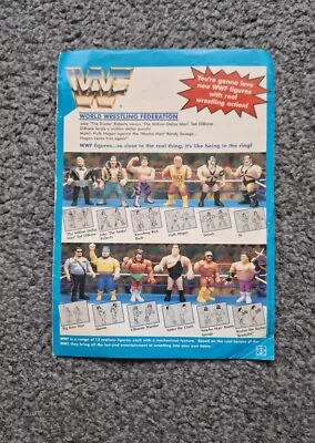 Buy WWF Hasbro Figure Poster Advert Mailaway INSERT March 1991 • 19.99£