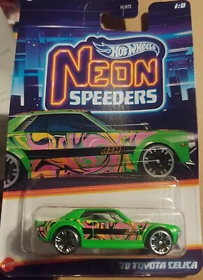 Buy Hot Wheels 2024 Neon Speeders 70 Toyota Celica #1/8 • 6.99£