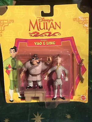 Buy Disneys Mulan- Yao And Ling Action Figures-Mattel  • 10£