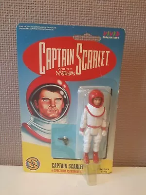 Buy An Extremely Rare Vintage 1994 Captain Scarlet Astronaut 3.75  New Carded Figure • 75£