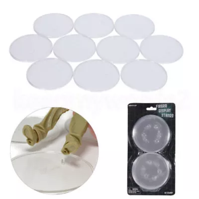 Buy NECA 10PCS Action Figure Model Display Stands Clear For Most 6 ~8  Plastic Round • 12.99£