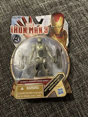 Buy Iron Man 3 Figure Ghost Armour Iron Man 4” Figure 5 Hasbro 2011 Marvel • 7£