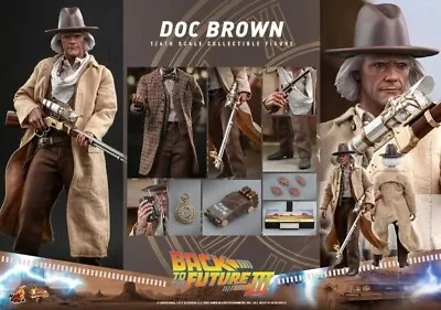 Buy Hot Toys MMS617 Doc Brown Back To Future III Brand New UK Seller • 250£