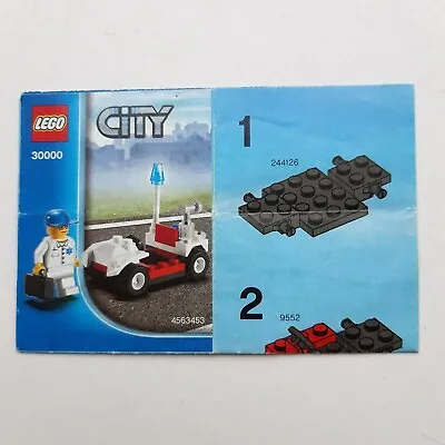 Buy LEGO Town 30000 Doctor And Car Polybag Instruction Manual • 1£
