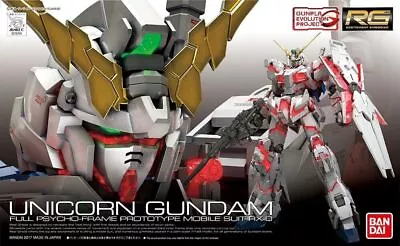 Buy Bandai Model Kit RG Gundam Unicorn 1/144 - Bandai Kit • 39.99£