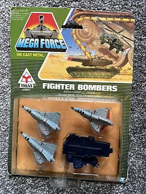 Buy MOC Vintage 1989 Kenner Mega Force Triax Fighter Bombers • 19.50£