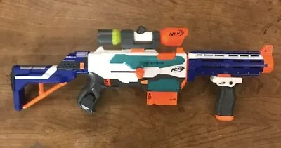 Buy Nerf Tri Strike With Scope, Mag, Stock And Front Grip. • 5£