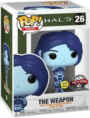 Buy Funko Pop! Halo 26 The Weapon, Glows In The Dark, Special Edition • 15.56£