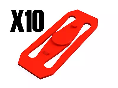 Buy X10 Hot Wheels Track Connector Clips Connection Spares Replacement Reproduction • 10.90£
