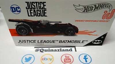 Buy Hot Wheels ID Justice League Batmobile Batman (ng103) • 8.58£