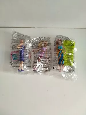 Buy 3/4 Set Barbie Doll 2001 Toys McDonalds Figures - New Sealed • 10£