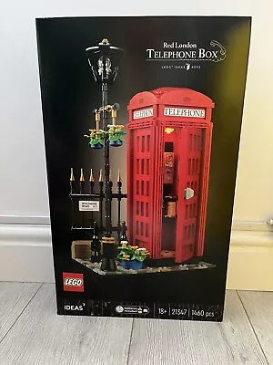 Buy LEGO 21347 | Ideas | Red London Telephone Box  • 98.99£