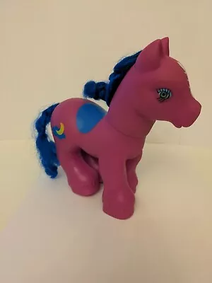 Buy Purple My Little Pony Unicorn Water Moon Symbol SML-05-B1 Large 9” G1 2 3 4 Rare • 13.99£
