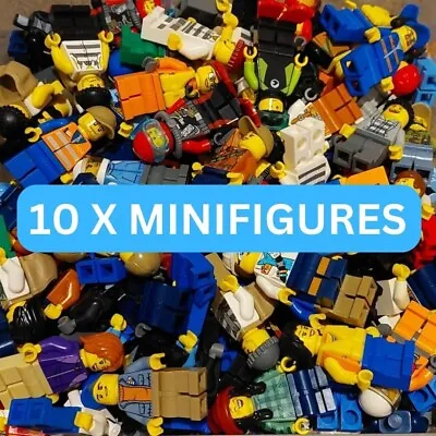 Buy LEGO Minifigures Bundle X 10 & Accessories Mixed Mini Figure Job Lot • 13.99£