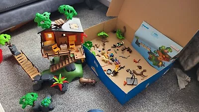 Buy Playmobil 5557 Tree House Wildlife Adventure - Great Set - Used • 20£