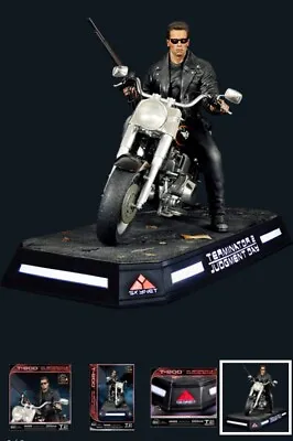 Buy Sideshow Terminator 2 - T-800 On Motorcycle Signature Ed. Exclusive New Sealed • 6,005.38£