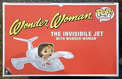 Buy Funko POP #16 The Invisible Jet (w/ Wonder Woman) Rides DC Damaged Box • 39.99£