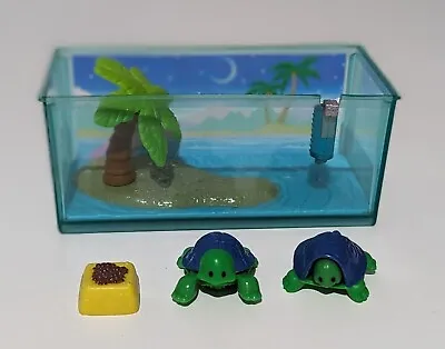 Buy Vintage Littlest Pet Shop Toddling Turtles On Paradise Island Kenner 1992 • 44.25£