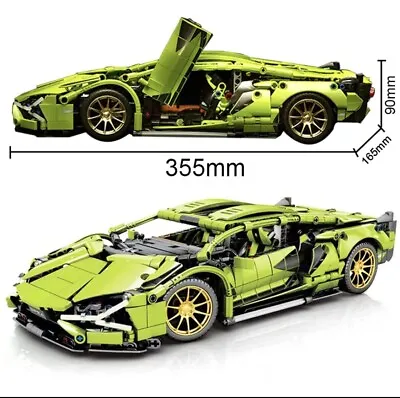 Buy Technic Cyberpunk Lamborghini Car Model Race Car Building Block Set • 28.99£
