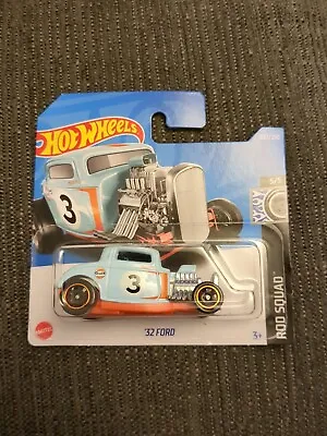 Buy Hot Wheels ~ '32 Ford, Blue, (GULF), Short Card. Lot's More HW Models Listed!! • 3.99£