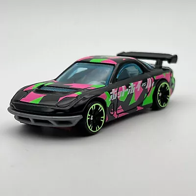 Buy Hot Wheels '95 Mazda RX-7 Drift Black Neon Speeders 2024 1:64 Diecast Car • 6.99£