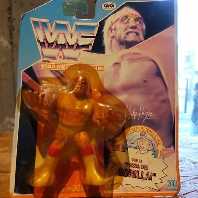 Buy WWF Hasbro Hulk Hogan Series 1 1990 MOC Figure WWE • 151.88£
