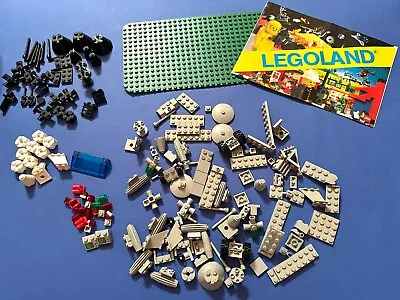 Buy LEGO Vintage Classic Space Mixed Grey Black Bricks Pieces Green Plate • 45.59£