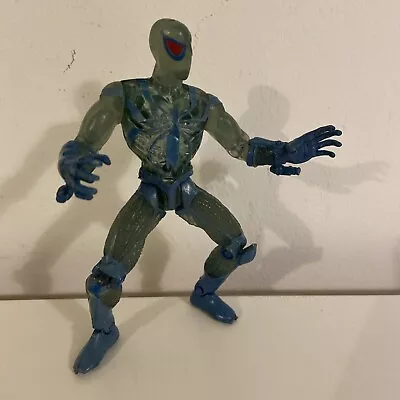 Buy SPIDER-MAN - Animated Blue Ice Armour ToyBiz 5  Action Figure Marvel 1996 • 8£