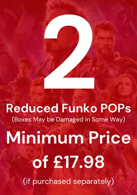 Buy Funko POP Mystery Box - 2 Damaged Box Marvel Funko POP With Protector • 11.58£