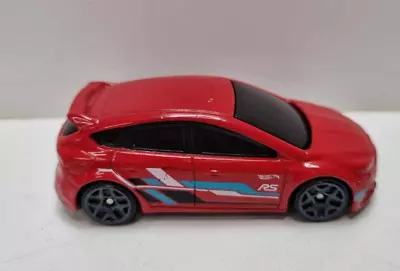 Buy Hot Wheels Red Ford Focus RS 2016 Mattel Diecast DHP07 • 7.99£
