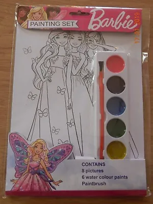 Buy Barbie Painting Set! Party Bag Toys/Activity/Birthday Treat/Rainy Day • 2.99£