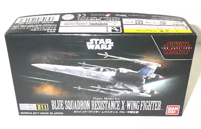 Buy STAR WARS Vehicle Model 011 Blue Squadron Resistance X-Wing Fighter Model Bandai • 32.08£