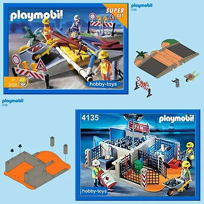 Buy Playmobil 3126 4135 4138 4474 * Construction Super Set * Spare Parts Service * • 0.99£