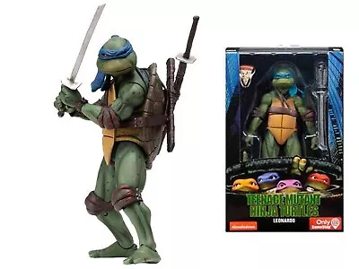 Buy Teenage Mutant Ninja Turtles Movie 1990 Leonardo Figure 18cm Figure By NECA • 44.23£